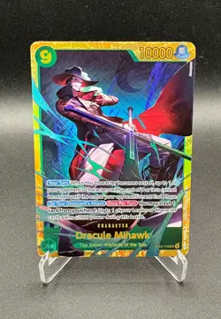 Dracule Mihawk OP14-119 SEC - Azure Sea's Seven Secret Rare One Piece x 2 cards - Image 1