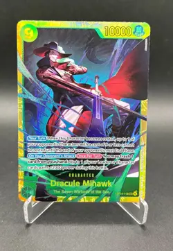 Dracule Mihawk OP14-119 SEC - Azure Sea's Seven Secret Rare One Piece x 2 cards - Image 3