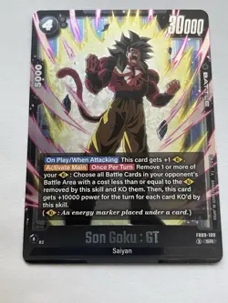 Son Goku GT FB09-100 SR Dragon Ball Super Fusion World Card - Image 1
