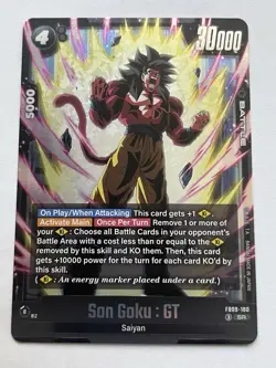 Son Goku GT FB09-100 SR Dragon Ball Super Fusion World Card - Image 3