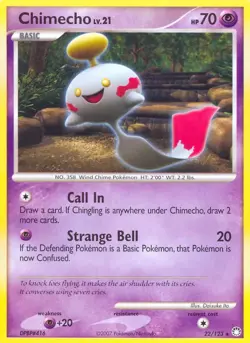 Chimecho 22/123 Mysterious Treasures Pokemon Card LP - Image 1