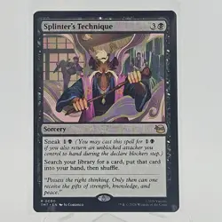 Magic The Gathering MTG Splinter's Technique TMT Rare 0080 Reg - Image 1