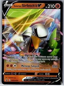 Galarian Sirfetch'd V SWSH043 Sword & Shield Promo Cards - Pokemon Card - NM - Image 1