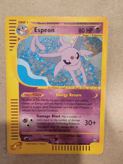 Pokemon Aquapolis 2002 Espeon Holo Rare H9/H32 E-Series - Image 1