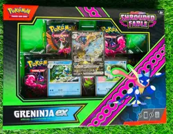 Pokemon Shrouded Fable Greninja ex 132 SIR Box - Image 1