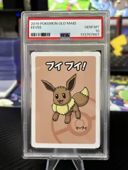 PSA 10 - Eevee - Japanese Pokemon Old Maid - Image 1
