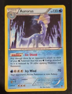 Aurorus 26/111 - Furious Fists XY - Excellent Pokemon TCG - Image 1