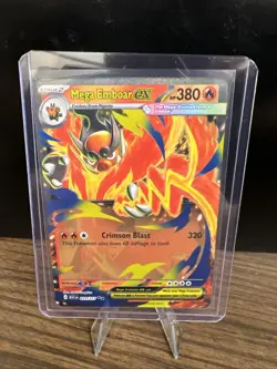 Pokemon Mega Emboar EX Holo Card 031/227 380 HP 320 Attack Fire - Image 1