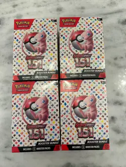 4 X Pokemon Scarlet & Violet 151 Booster Bundle Sealed Excellent Condition - Image 1
