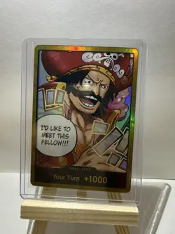 DON!! Card (Gol.D.Roger) (Gold) DON!! Carrying On His Will NM - Image 1