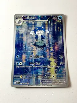 Poliwhirl 176/165 SV 151 Illustration Rare IR English Pokemon Card Rare NM+ Mint - Image 1