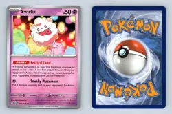 Swirlix #89/167 SV Twilight Masquerade 2024 Pokemon Common TCG Card - Image 1