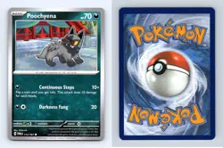 Poochyena #113/167 SV Twilight Masquerade 2024 Pokemon Common TCG Card - Image 1