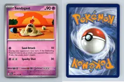 Sandygast #91/167 SV Twilight Masquerade 2024 Pokemon Common TCG Card - Image 1