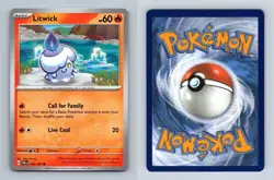 Litwick #36/167 SV Twilight Masquerade 2024 Pokemon Common TCG Card - Image 1