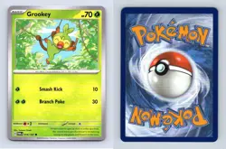 Grookey #14/167 SV Twilight Masquerade 2024 Pokemon Common TCG Card - Image 1