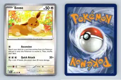 Eevee #135/167 SV Twilight Masquerade 2024 Pokemon Common TCG Card - Image 1