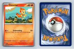 Chimchar #31/167 SV Twilight Masquerade 2024 Pokemon Common TCG Card - Image 1