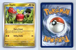 Applin #126/167 SV Twilight Masquerade 2024 Pokemon Common TCG Card - Image 1