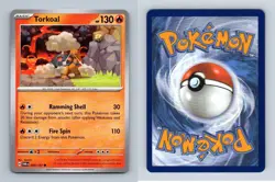 Torkoal #30/167 SV Twilight Masquerade 2024 Pokemon Common TCG Card - Image 1