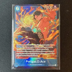 One Piece Card Game OP13-119 Portgas.D.Ace Treasure Cup Winner Alt-Art Sealed - Image 2