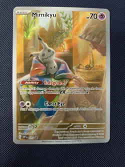 Mimikyu 75 Black Star Promo Full Art Holographic Pokemon TCG Card - Near Mint - Image 1