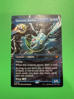 Quantum Riddler Magic The Gathering MTG #0305 l Borderless Edge of Eternities - Image 1