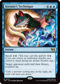 MTG Kitsune's Technique, NM-Mint, English Teenage Mutant Ninja Turtles - Image 1