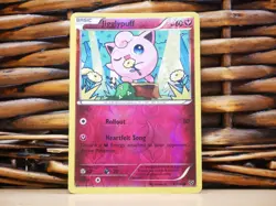 Pokemon JIGGLYPUFF 87/146 REVERSE HOLO | LP Light Play | XY Base | 2014 - Image 1