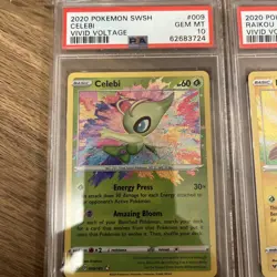 Pokemon PSA 10 Complete Set of 6 Amazing Rare Vivid Voltage Cards - Image 2