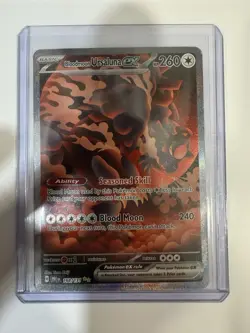 Bloodmoon Ursaluna ex 168/131 Prismatic Evolutions SIR Pokemon NM - Image 1