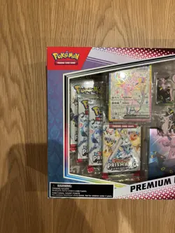 Pokemon Prismatic Evolutions Figure Collection Sealed Box + Flareon Funko Pop - Image 3