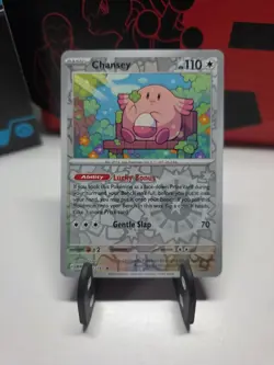 Pokemon TCG Chansey Reverse Holo Card 113/165 Scarlet & Violet 151 Series - Image 1