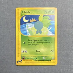 Pokemon Oddish 97/147 LP Aquapolis Common NON-HOLO Basic Card - Image 1