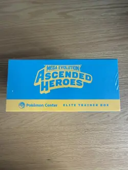 Pokemon TCG Ascended Hero’s Pokemon Center Etb New Sealed - Image 3
