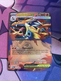 Mega Charizard Y EX 030 Black Star Mega Evolution Promo Pokemon English NM - Image 1