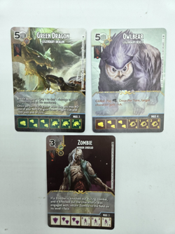D&D Dice Masters Battle for FAERUN * SET OF 3 Promo Prize Cards - Image 2