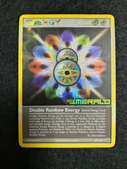 Pokemon Double Rainbow Energy EX Emerald Reverse Holo Rare Card 87/106 2005 - Image 1