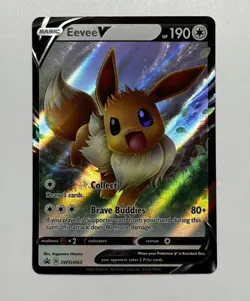 Eevee V SWSH065 SWSH: Sword & Shield Promo Card Holo | NM | Near Mint | Pokemon - Image 1