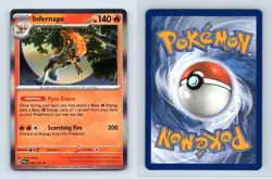 Infernape #33/167 SV Twilight Masquerade 2024 Pokemon Rare Holo TCG Card - Image 1