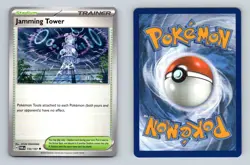 Jamming Tower #153/167 SV Twilight Masquerade 2024 Pokemon Uncommon TCG Card - Image 1