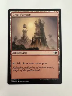Great Furnace MTG Magic the Gathering Card NM Near Mint C14 - Image 1