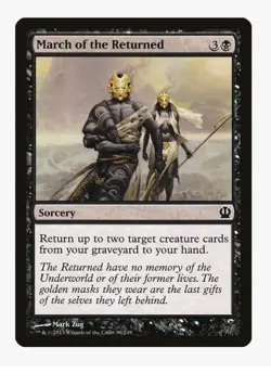 March of the Returned | Theros THS | Pauper Staple | MTG Graveyard Recursion |LP - Image 1