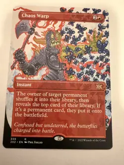 Magic: The Gathering Chaos Warp Double Masters borderless 2022 359 - Image 1