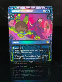 MTG Kitsune's Technique (Showcase) Foil x1 #0229 - TMNT - Image 1