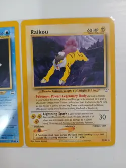Neo Revelation Raikou, Enteri And Suicune Non Holo Pokemon - Image 4