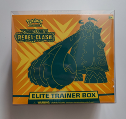 Rebel Clash Pokemon Elite Trainer Boxes ETB - NEW & SEALED - With Case - Ripped - Image 1