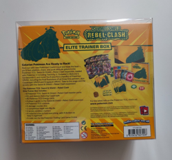Rebel Clash Pokemon Elite Trainer Boxes ETB - NEW & SEALED - With Case - Ripped - Image 2