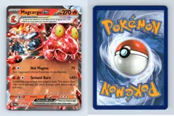 Magcargo ex #29/167 SV Twilight Masquerade 2024 Pokemon Double Rare TCG Card - Image 1