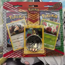 Pokemon TCG: Snorlax, Morpeko & Applin Cards with 2 Booster Packs & Coin 820650809842 - Image 1